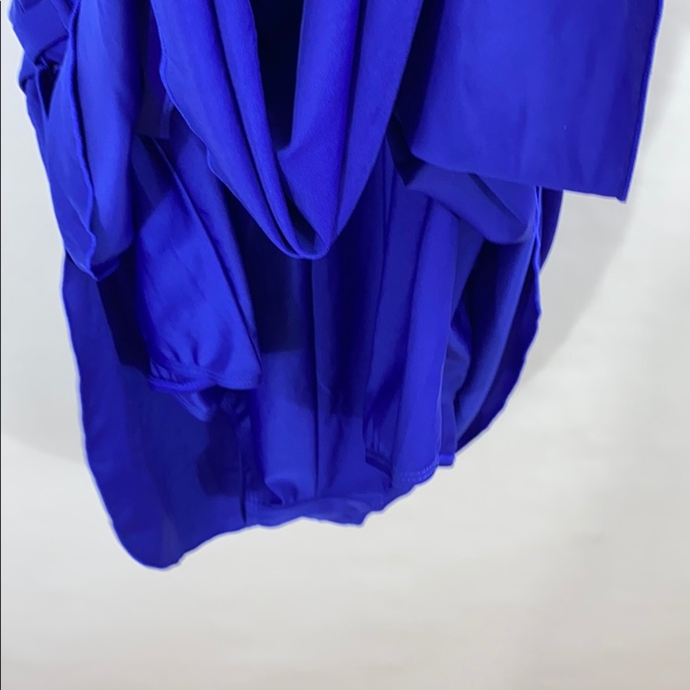 Swimsuits For All Plus Royal Blue Swim Dress - Picture 9 of 12
